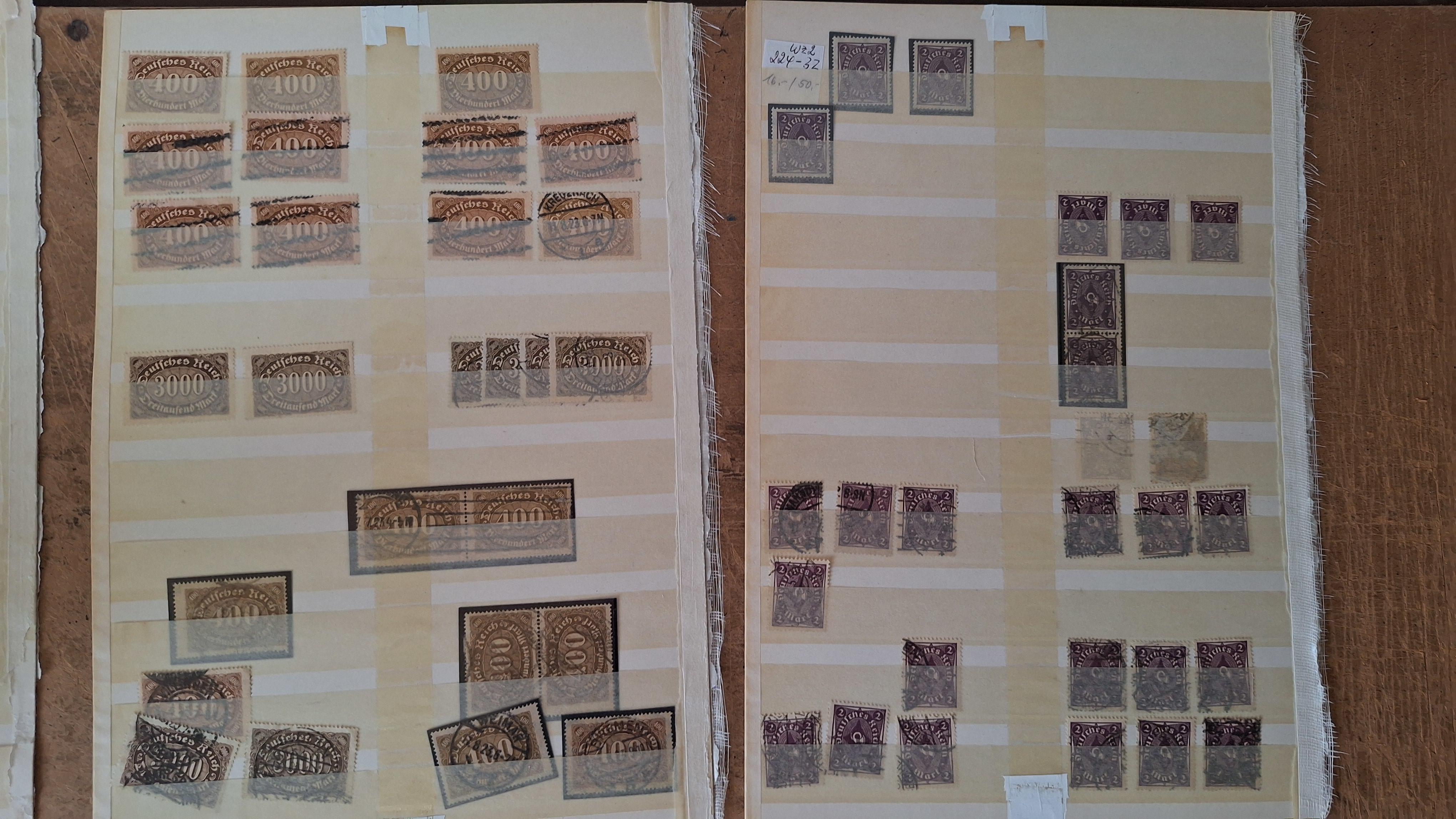Duitse postzegels, Grote verzameling historische postzegels op 3 insteekbladen – foto 4 – kavel bij Goeiendeal