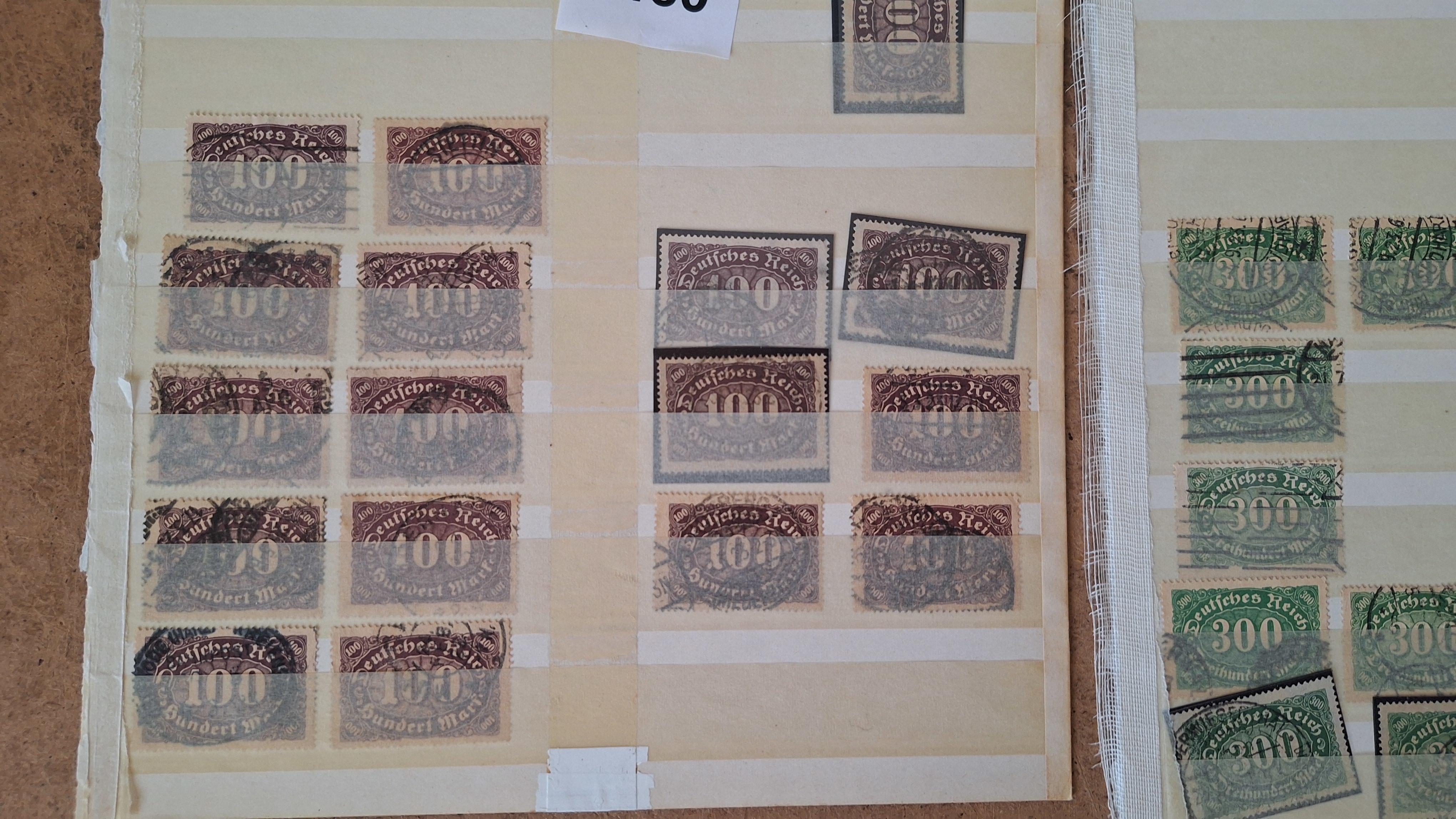 Duitse postzegels, Grote verzameling historische postzegels op 3 insteekbladen – foto 5 – kavel bij Goeiendeal