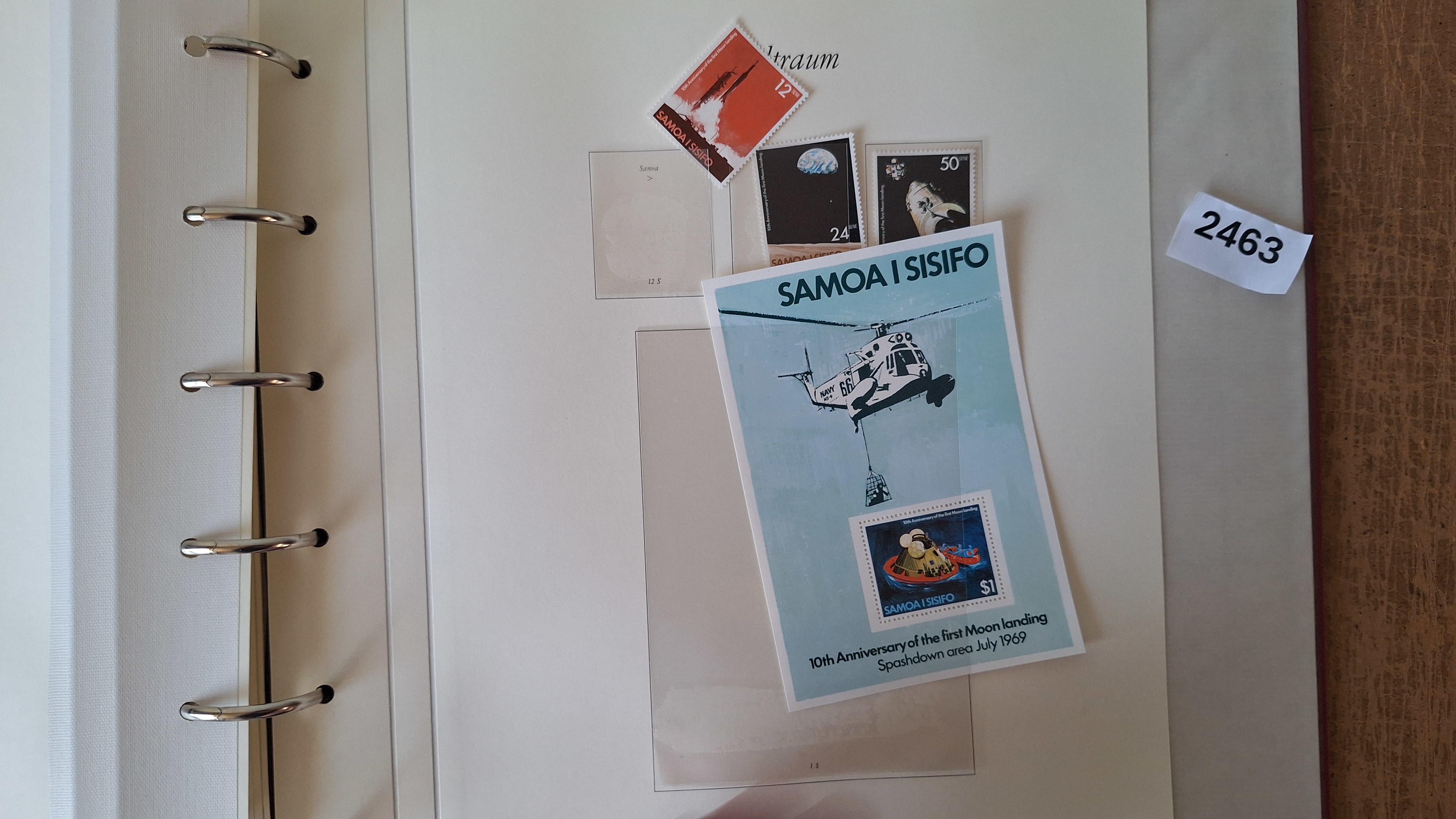 Postzegelalbum, Der Weltraum im Spiegel der Briefmarke ringband met inhoud – foto 6 – kavel bij Goeiendeal