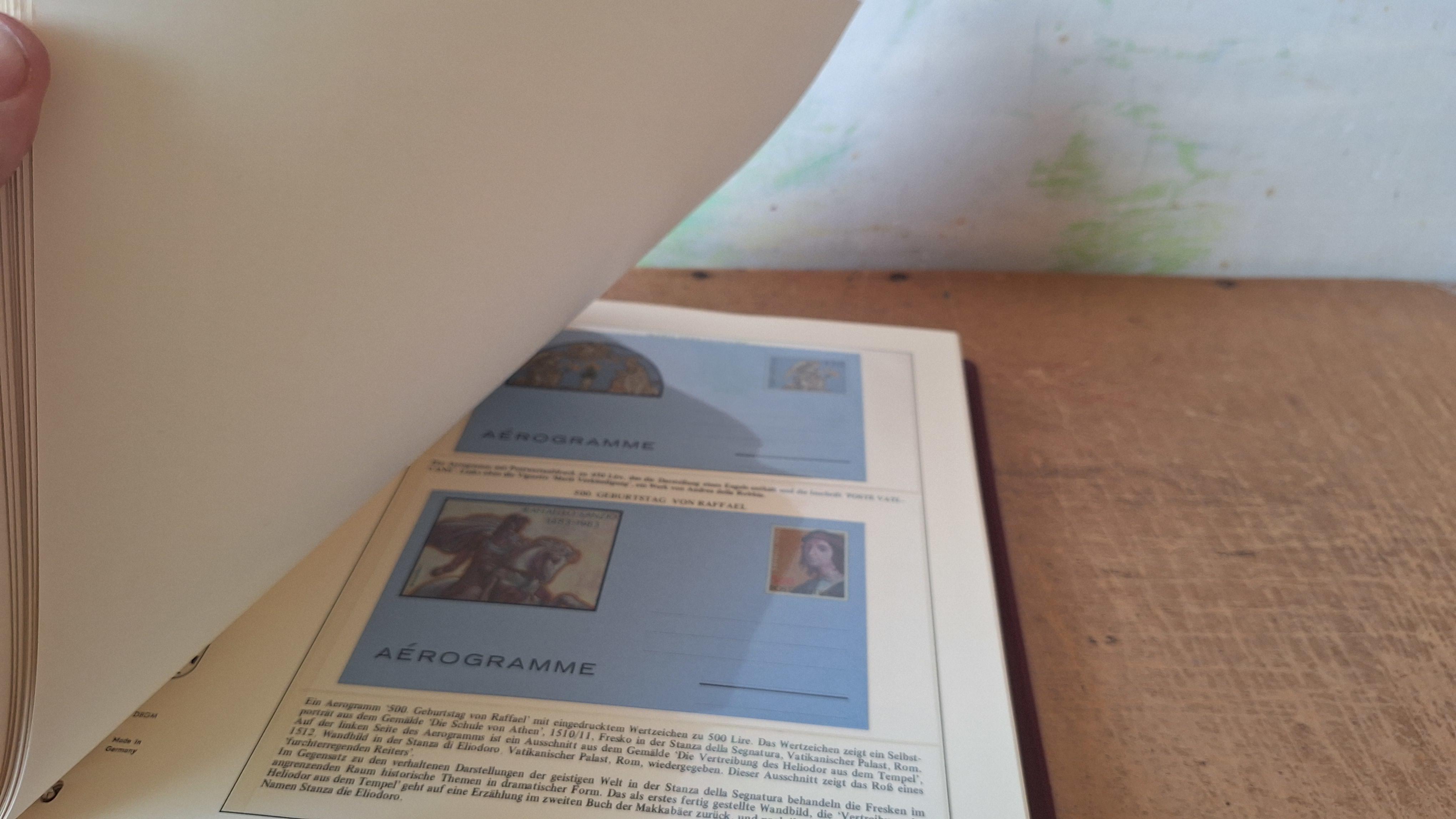 Postzegelalbum, Vaticaan ringband met inhoud – foto 4 – kavel bij Goeiendeal