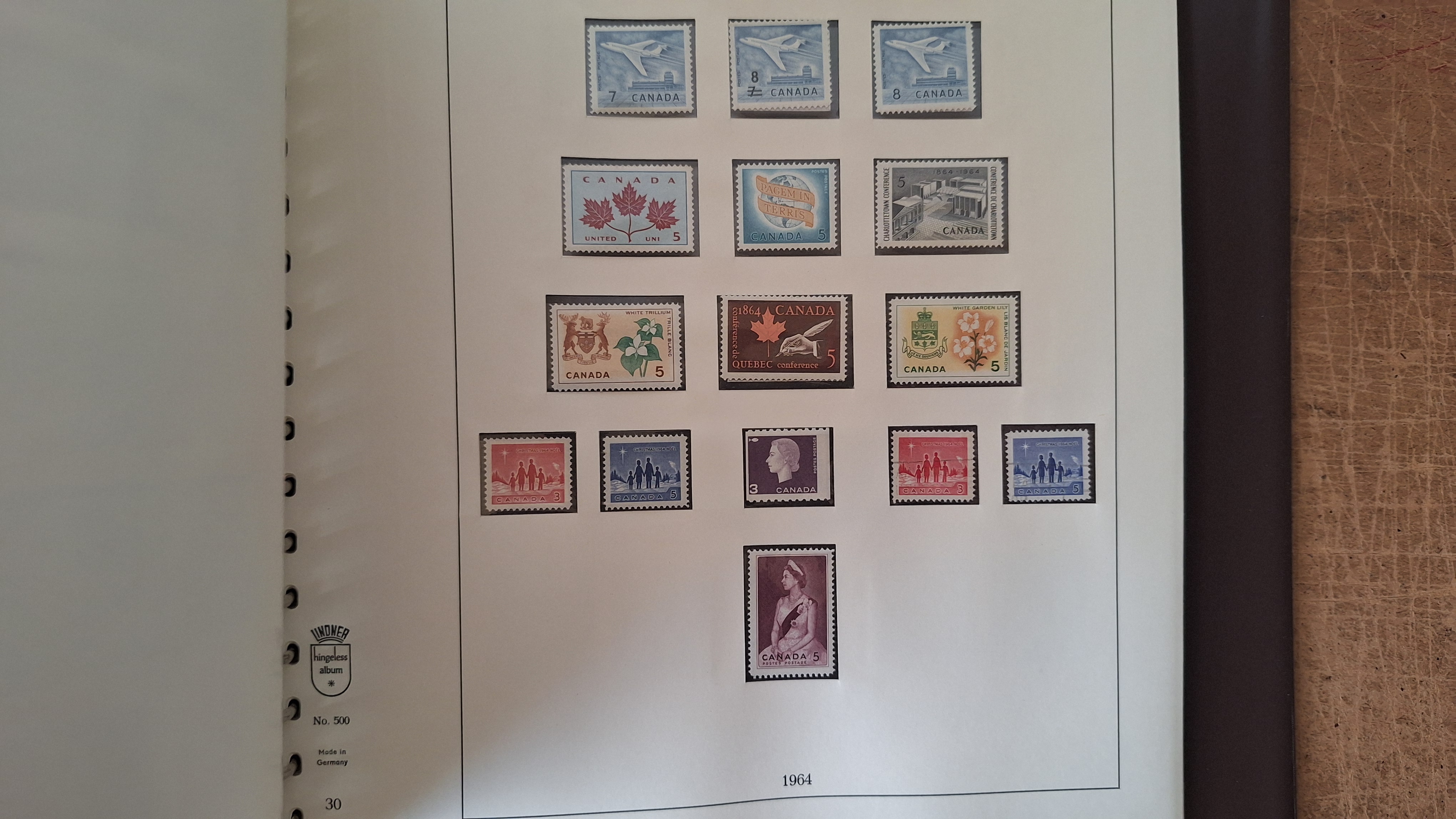 Postzegelalbum, Canada ringband met inhoud – foto 6 – kavel bij Goeiendeal