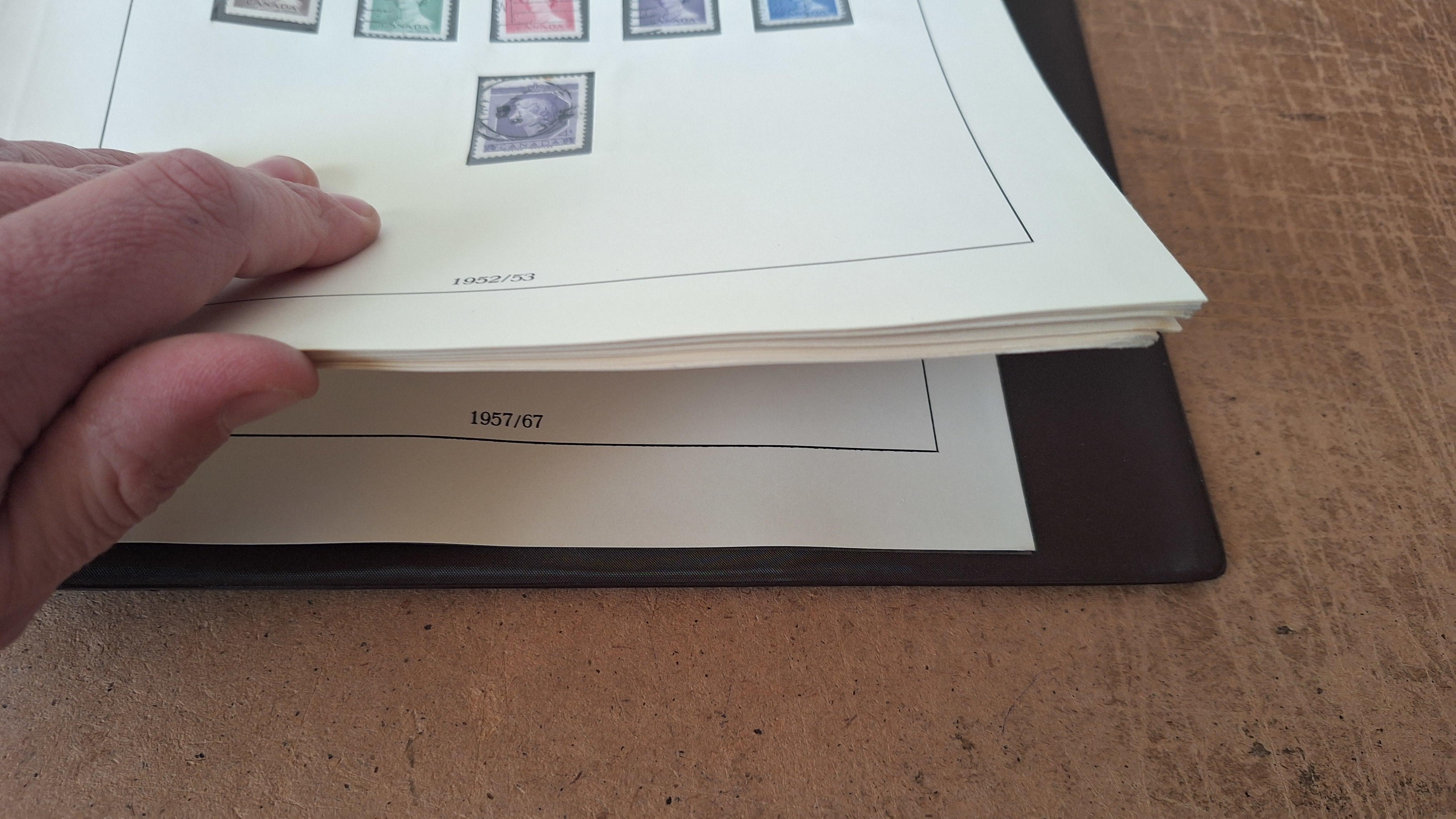 Postzegelalbum, Canada ringband met inhoud – foto 7 – kavel bij Goeiendeal