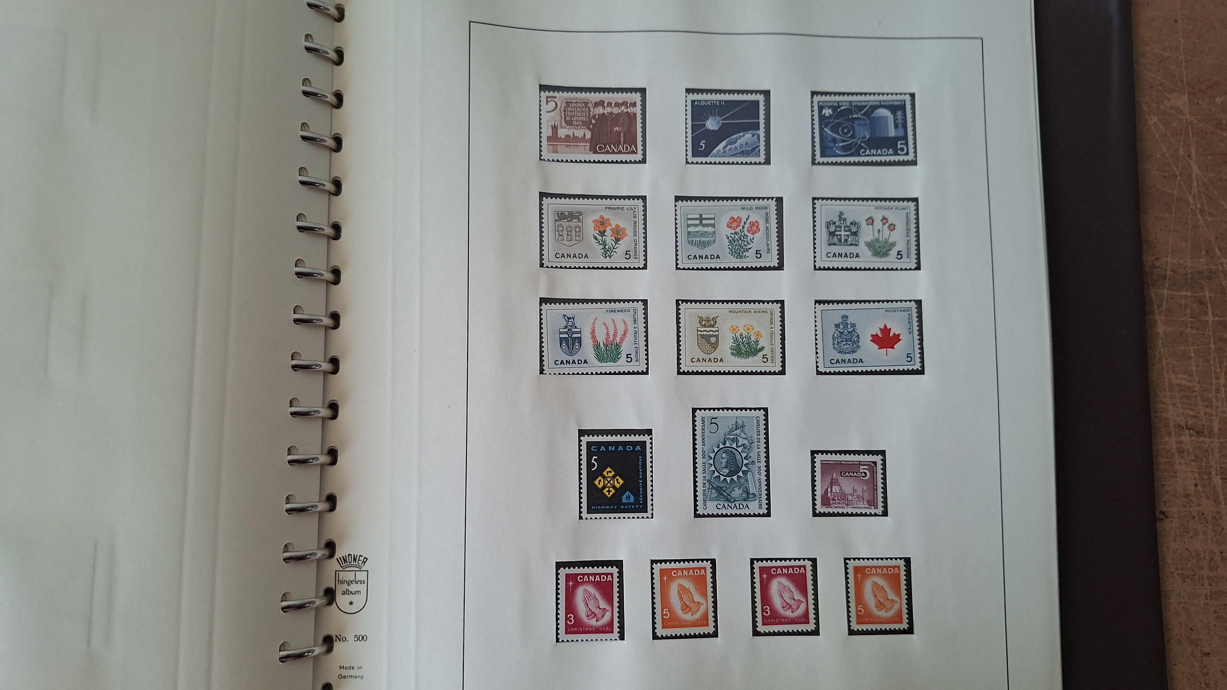 Postzegelalbum, Canada ringband met inhoud – foto 8 – kavel bij Goeiendeal