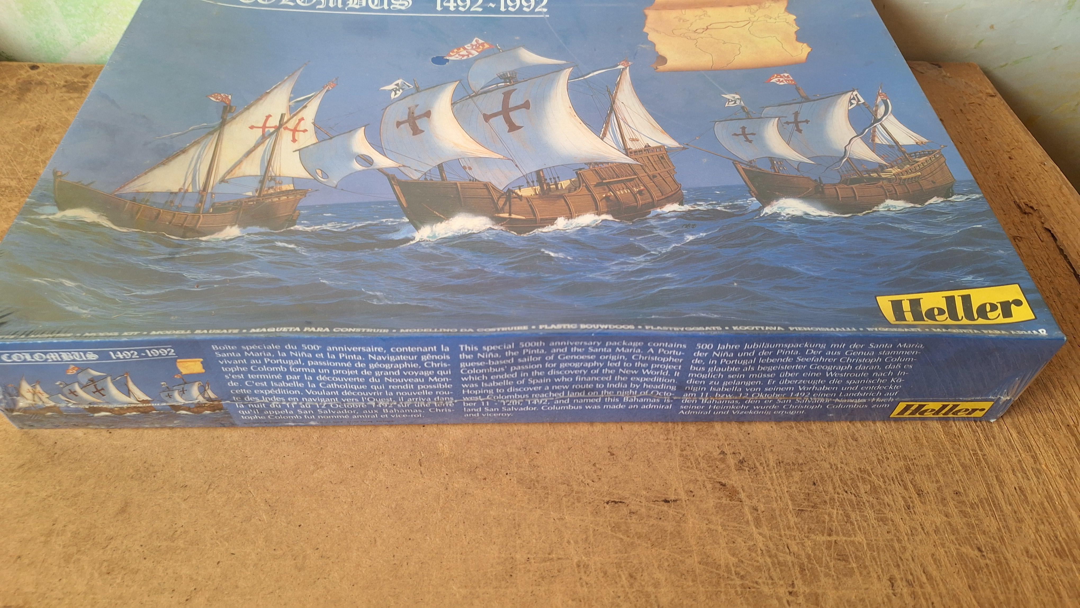 Heller, Modelbouwdoos Colombus 1492-1992 schepen – foto 3 – kavel bij Goeiendeal