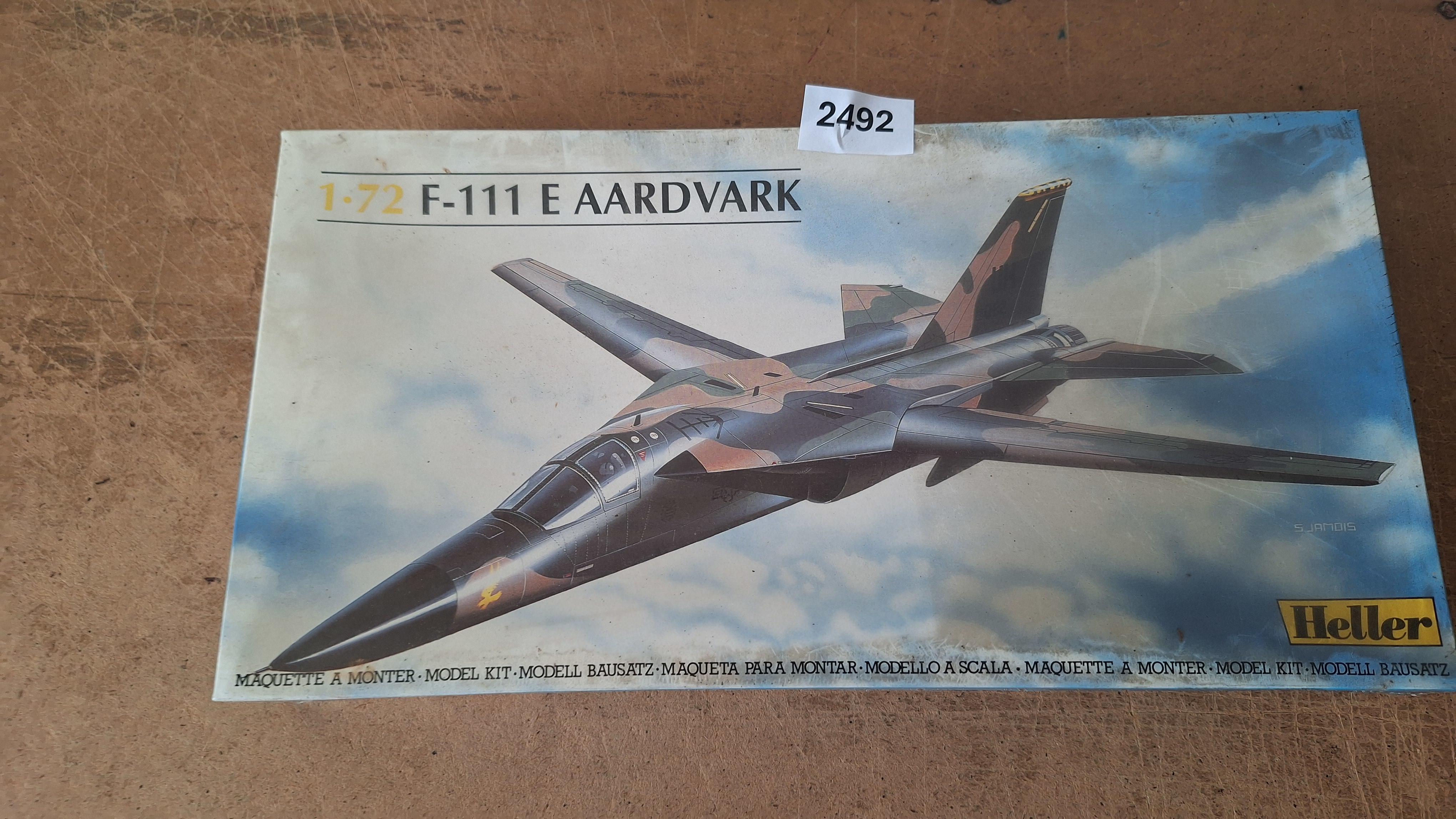 Heller, Modelbouwdoos F-111 E Aardvark – kavel bij Goeiendeal