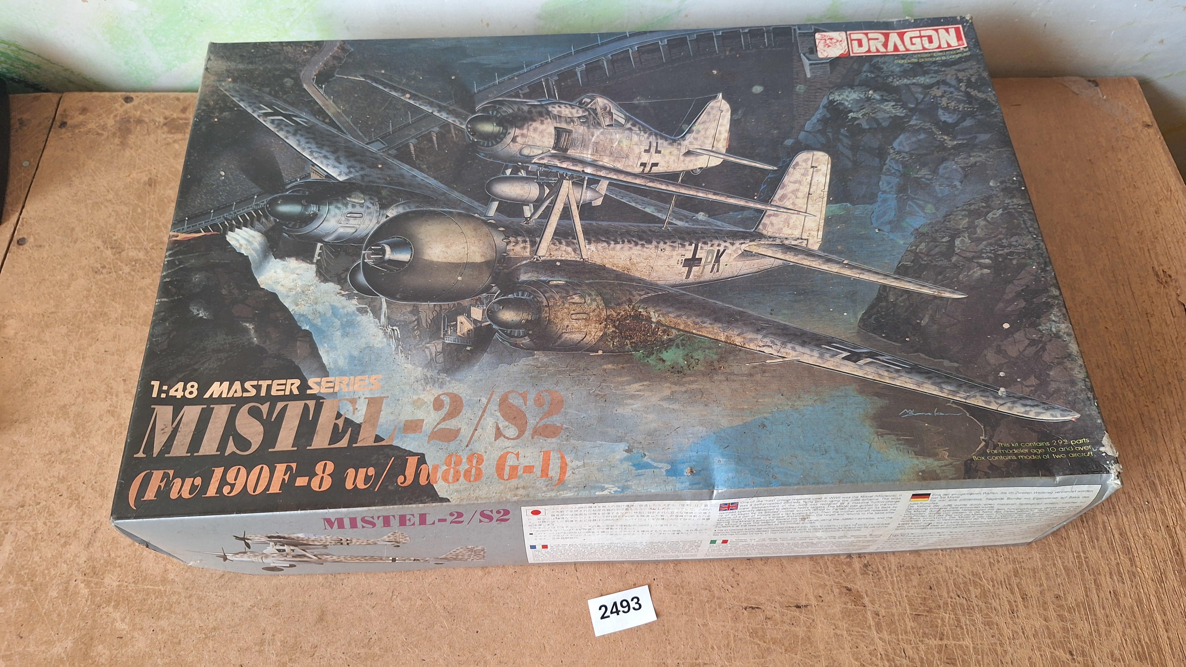 Dragon, Modelbouwdoos Mistel-2/S2 (Fw190F-8 w/Ju88 G-1) – kavel bij Goeiendeal