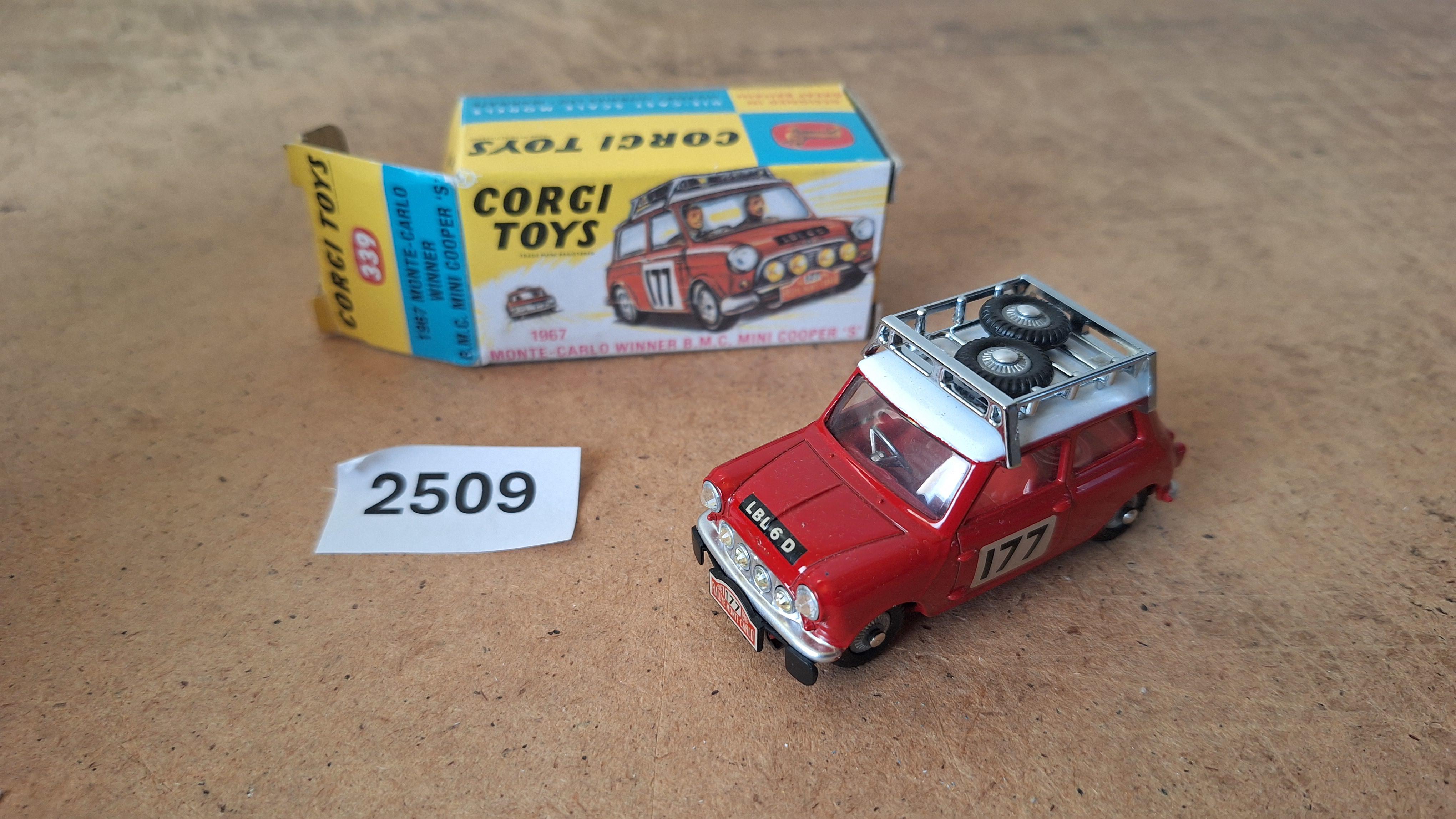 Corgi Toys 339, B.M.C. Mini Cooper S Monte-Carlo Winner 1967 – kavel bij Goeiendeal