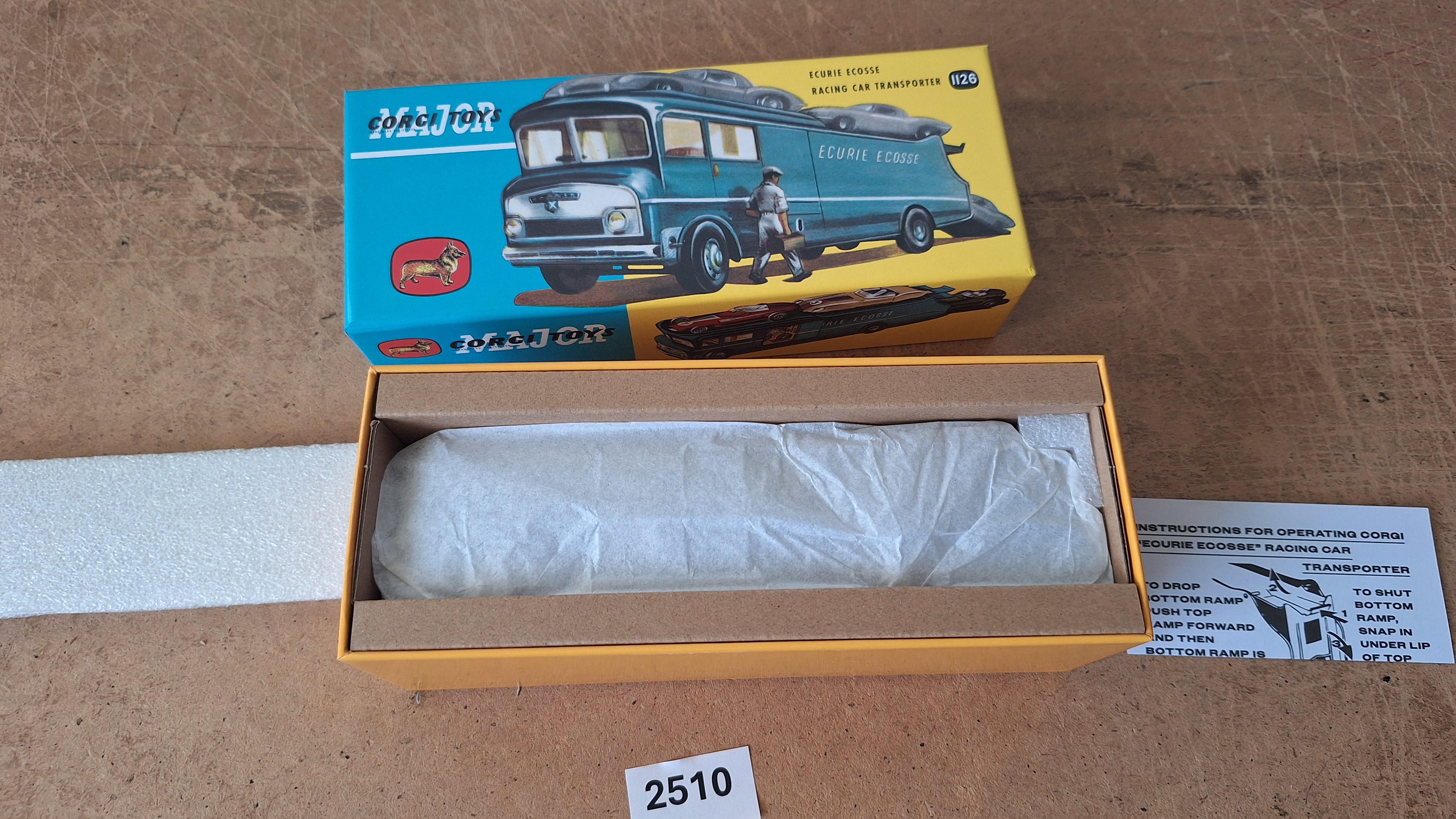 Corgi Major Toys 1126, Ecurie Ecosse Racing Car Transporter – kavel bij Goeiendeal