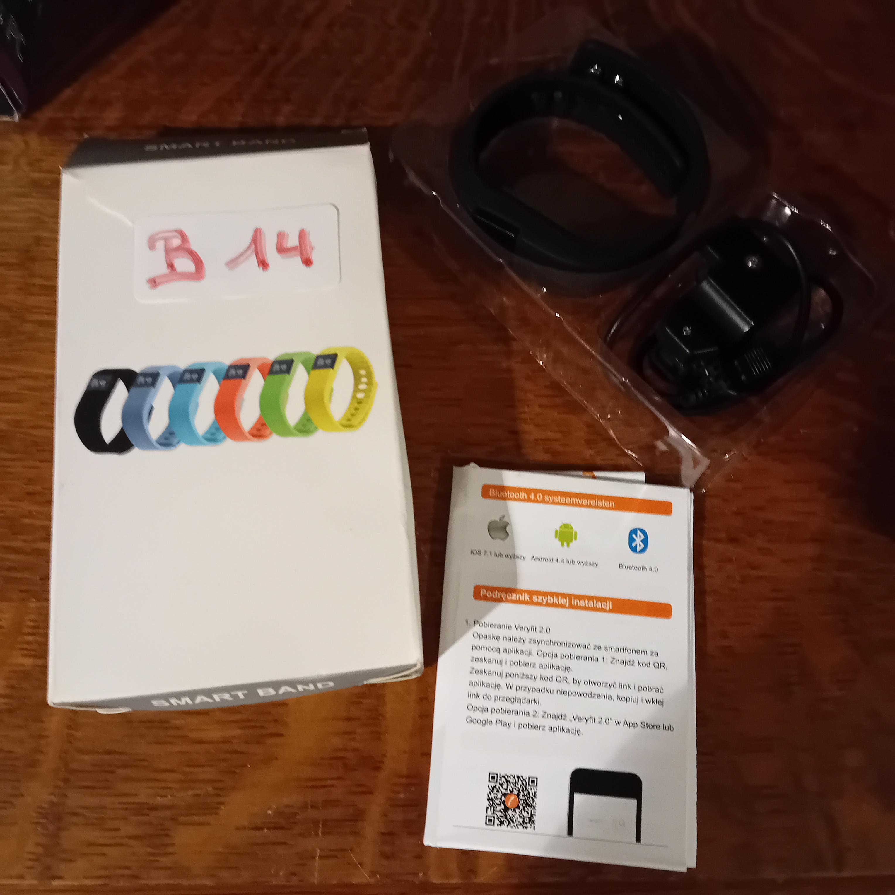 Smart Band fitnesstracker inclusief handleiding en oplaadkabel, nieuw in verpakking (Lot: B 14) – kavel bij Goeiendeal, Lommel