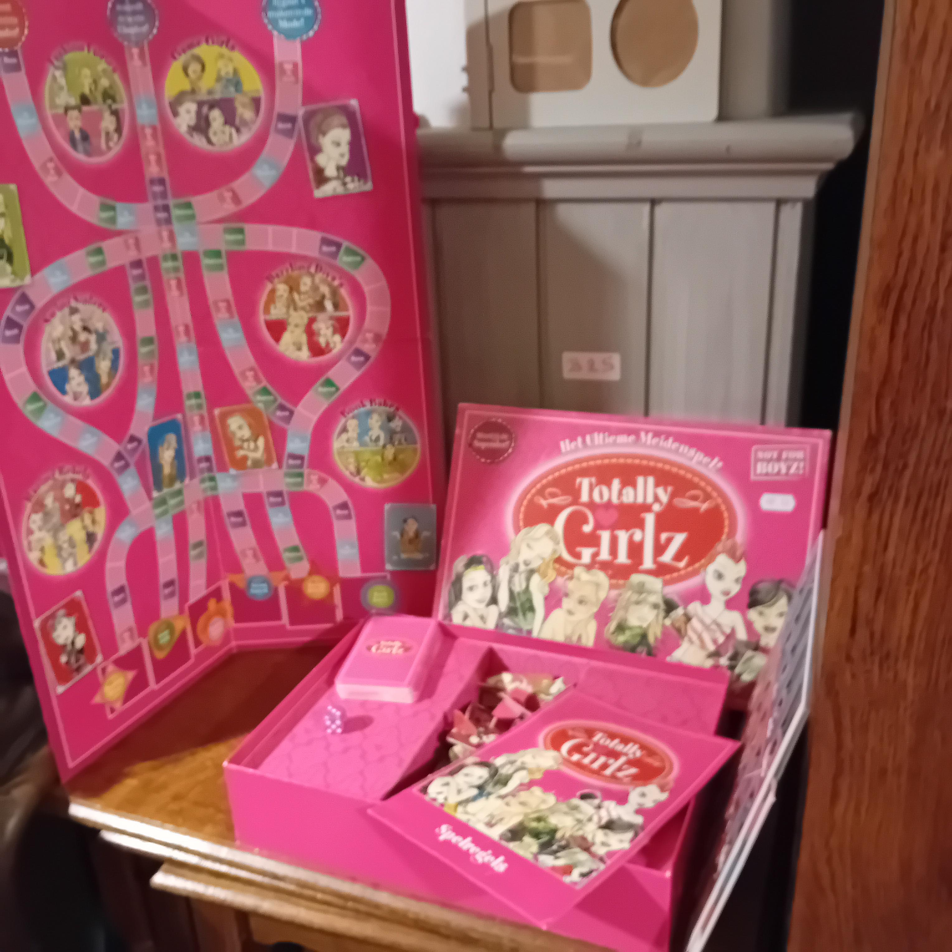 Gezelschapsspel "Totally Girlz - Het Ultieme Meidenspel!" inclusief speelbord en kaarten (Lot: B 25) – foto 2 – kavel bij Goeiendeal, Lommel