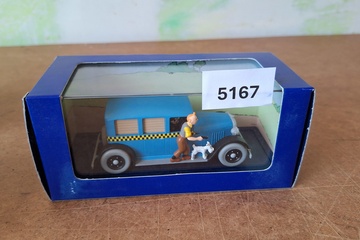 Afbeelding van Kuifje Modelauto 'Bij Kuifje in de Auto' Atlas Edition