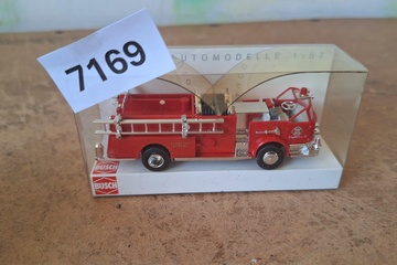 Afbeelding van Busch 1968 American LaFrance Open-Top Pumper brandweerwagen 46032 (1:87)