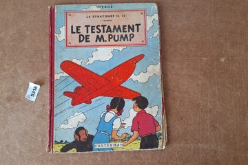 Afbeelding van Hergé le Stratonef H. 22 le testament de M. Pump Album