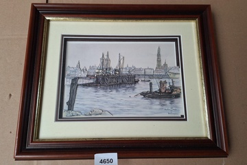 Afbeelding van Anton Pieck kader Antwerpen