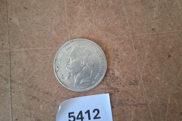 Afbeelding van Zilver Munt 5 francs  Frankrijk