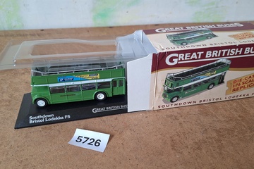 Afbeelding van Atlas Editions Great British Buses, Southdown Bristol Lodekka FS, 1:76