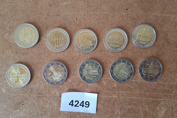 Afbeelding van 2 Euro Munten 