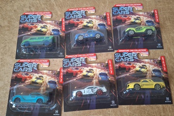Afbeelding van Super Cars Modelauto's 6 stuks