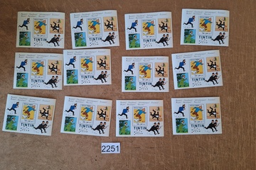 Afbeelding van Postzegelblokken postfris Frankrijk Tintin