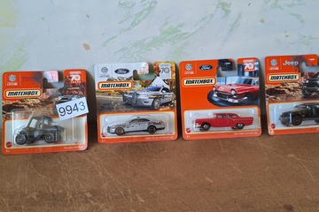 Afbeelding van Matchbox Modelauto's nieuw in blister 4 stuks