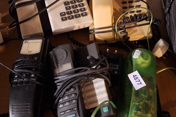 Afbeelding van oude telefoons