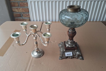 Afbeelding van Kandelaar & petroleumlamp