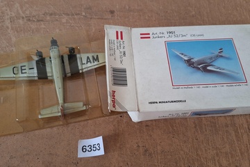 Afbeelding van Herpa, Junkers JU 52/3m "OE-LAM" miniatuurvliegtuig nr. 1901 1:160