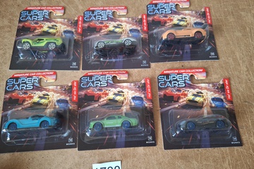 Afbeelding van Super Cars Modelauto's 6 stuks