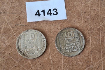 Afbeelding van Zilver munten Frankrijk 