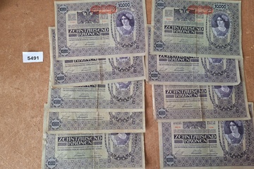 Afbeelding van Oude biljetten Oostenrijk-Hongarije