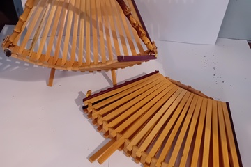 Afbeelding van Bamboo fruitmandjes 2 stuks