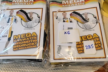 Afbeelding van 6x Mega stropdas Duitsland