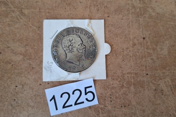 Afbeelding van Vittorio Emanuelle II Zilver munt