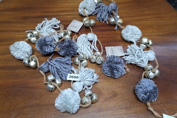 Afbeelding van Kerstkoorden met belletjes 2 stuks