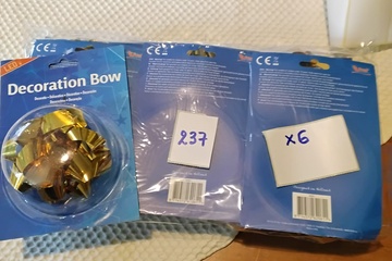 Afbeelding van 6x Gouden LED-strik