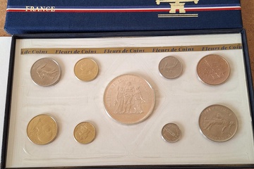 Afbeelding van Monnaie de Paris Fleurs de coins 1975 set