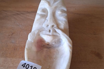 Afbeelding van Hoofd in albast Kleine school L 20cm
