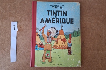 Afbeelding van Hergé Les Aventures de Tintin Tintin en Amérique album 