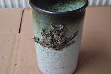 Afbeelding van Vaas met uilen