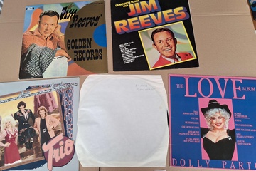 Afbeelding van Lot Lp's oa Jim reeves , Dolly Parton ea