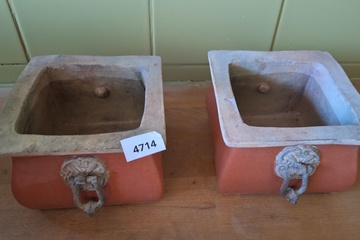 Afbeelding van Tarracota oude bloempotten