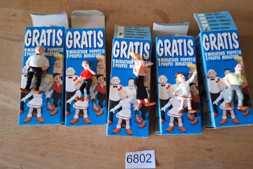 Afbeelding van Miniatuur poppetjes Suske & Wiske