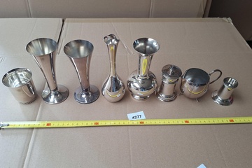 Afbeelding van partij bekers, zoutvat ed 