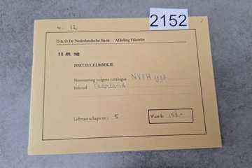Afbeelding van Postzegelboekje met postzegels