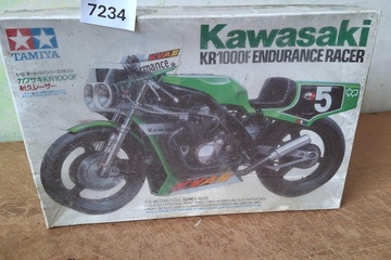 Afbeelding van Tamiya Kawasaki KR1000F Endurance Racer modelbouwdoos 14012 (1:12)