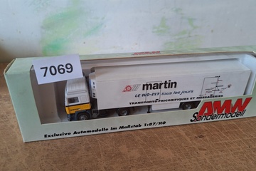 Afbeelding van AWM MAN 'Martin - Le Sud-Est tous les jours' vrachtwagen met oplegger (1:87)