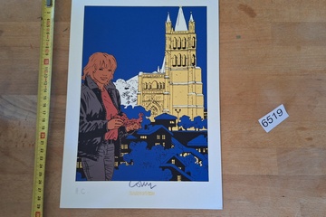 Afbeelding van Ex-Libris prent