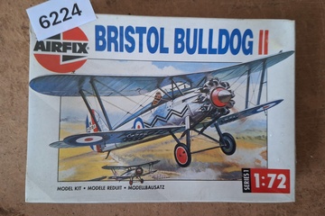 Afbeelding van Airfix, Bristol Bulldog II modelbouwset (in originele verpakking)