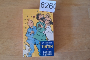 Afbeelding van Speelkaarten set La Famille de Tintin