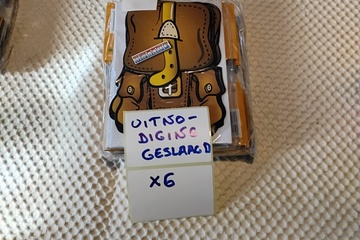 Afbeelding van 6x Uitnodigingskaarten "Hoera geslaagd!"